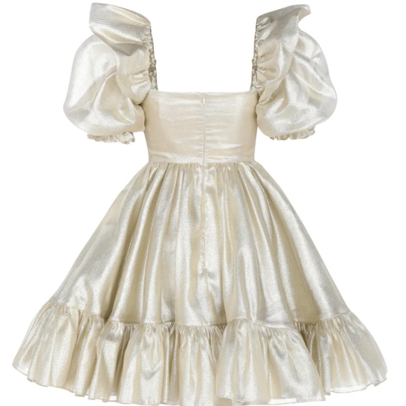 Selkie Bebe Bloom Dress in Champagne - Picture 5 of 11